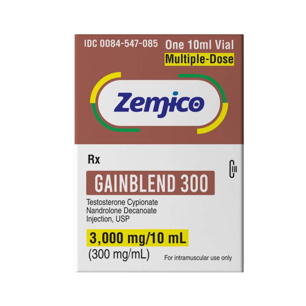 Zemico Gain Blend 3000 mg 10 ml vial