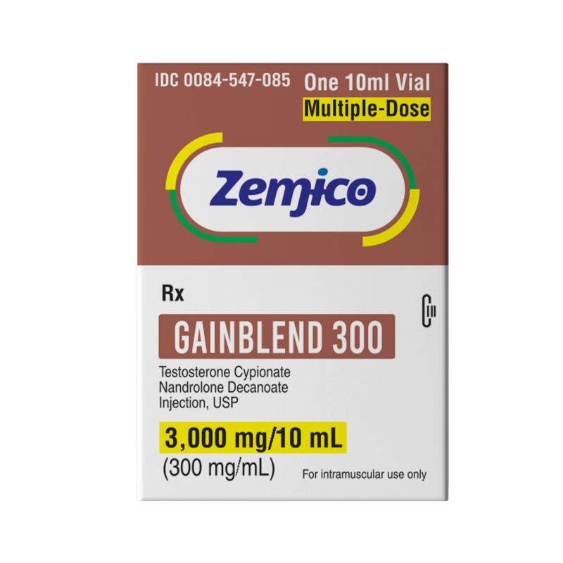 Zemico Gain Blend 3000 mg 10 ml vial